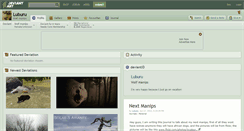Desktop Screenshot of luburu.deviantart.com
