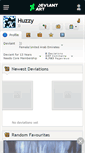 Mobile Screenshot of huzzy.deviantart.com