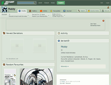 Tablet Screenshot of huzzy.deviantart.com