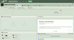 Desktop Screenshot of forget-your-insanty.deviantart.com