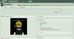 Desktop Screenshot of extremenick.deviantart.com
