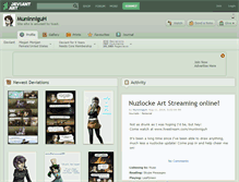 Tablet Screenshot of muninniguh.deviantart.com