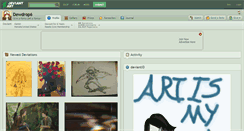 Desktop Screenshot of dewdrop6.deviantart.com