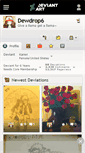 Mobile Screenshot of dewdrop6.deviantart.com