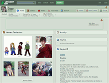 Tablet Screenshot of cuzo.deviantart.com