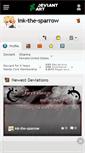 Mobile Screenshot of ink-the-sparrow.deviantart.com