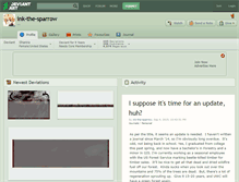 Tablet Screenshot of ink-the-sparrow.deviantart.com