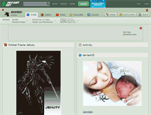 Tablet Screenshot of annien.deviantart.com