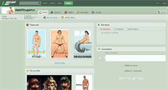 Desktop Screenshot of malepinupart.deviantart.com