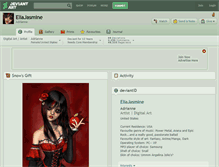 Tablet Screenshot of eliajasmine.deviantart.com