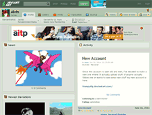 Tablet Screenshot of aivin.deviantart.com