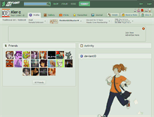 Tablet Screenshot of kler-z.deviantart.com