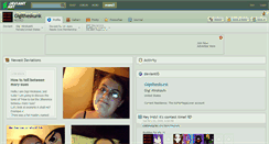 Desktop Screenshot of gigitheskunk.deviantart.com