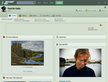 Tablet Screenshot of homie-kate.deviantart.com