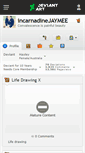 Mobile Screenshot of incarnadinejaymee.deviantart.com