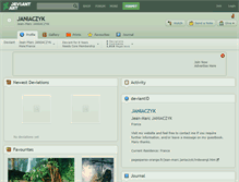 Tablet Screenshot of janiaczyk.deviantart.com