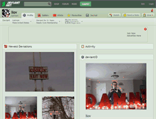 Tablet Screenshot of liov.deviantart.com