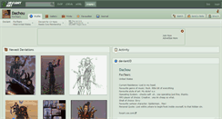 Desktop Screenshot of dachou.deviantart.com