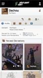 Mobile Screenshot of dachou.deviantart.com