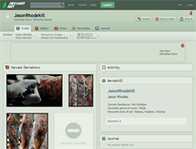 Tablet Screenshot of jasonrhodekill.deviantart.com