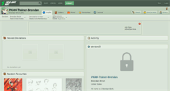 Desktop Screenshot of pkmn-trainer-brendan.deviantart.com