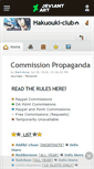 Mobile Screenshot of hakuouki-club.deviantart.com