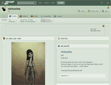 Tablet Screenshot of nininunino.deviantart.com