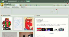 Desktop Screenshot of dacheat2468.deviantart.com