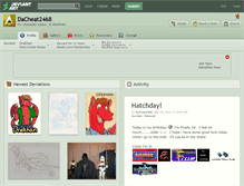 Tablet Screenshot of dacheat2468.deviantart.com