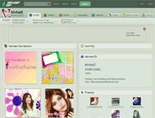 Tablet Screenshot of kivina5.deviantart.com