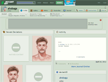 Tablet Screenshot of ahobaga.deviantart.com