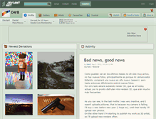 Tablet Screenshot of d4rb.deviantart.com