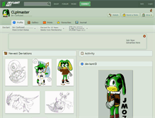 Tablet Screenshot of clpimaster.deviantart.com