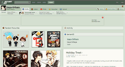 Desktop Screenshot of izaya-orihara.deviantart.com