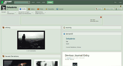 Desktop Screenshot of dekadente.deviantart.com