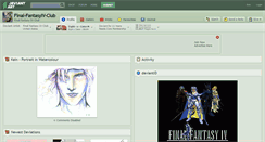 Desktop Screenshot of final-fantasyiv-club.deviantart.com