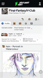 Mobile Screenshot of final-fantasyiv-club.deviantart.com