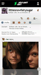 Mobile Screenshot of littlesnowfairysugar.deviantart.com
