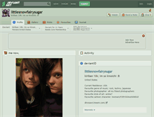 Tablet Screenshot of littlesnowfairysugar.deviantart.com