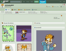 Tablet Screenshot of animatedmw.deviantart.com