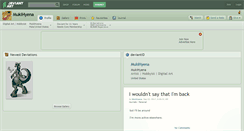 Desktop Screenshot of mukihyena.deviantart.com