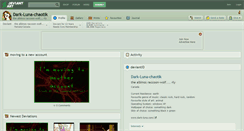 Desktop Screenshot of dark-luna-chaotik.deviantart.com