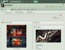Tablet Screenshot of darkstaruav.deviantart.com