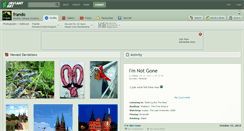 Desktop Screenshot of frando.deviantart.com