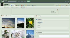 Desktop Screenshot of matilda95.deviantart.com