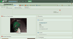 Desktop Screenshot of cheddarbob619.deviantart.com