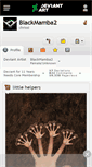 Mobile Screenshot of blackmamba2.deviantart.com