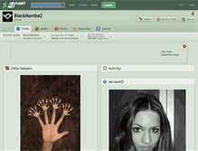 Tablet Screenshot of blackmamba2.deviantart.com