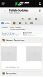 Mobile Screenshot of fetish-goddess.deviantart.com