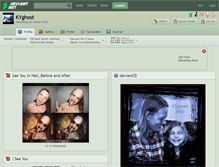 Tablet Screenshot of kyghost.deviantart.com